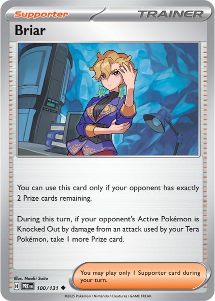 SV8.5 - Prismatic Evolutions - 100/131 - Briar - Uncommon - Poké Ball