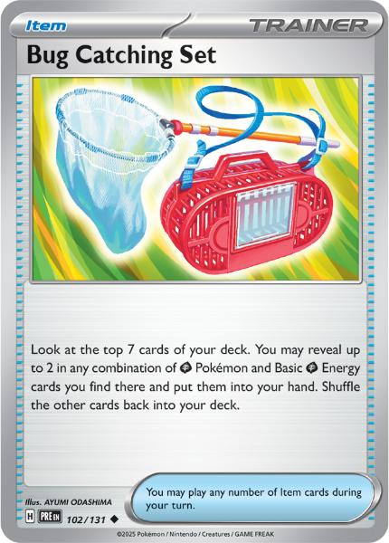 SV8.5 - Prismatic Evolutions - 102/131 - Bug Catching Set - Uncommon - Poké Ball