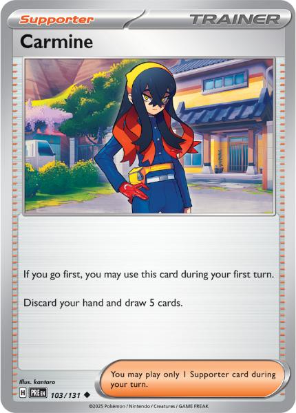 SV8.5 - Prismatic Evolutions - 103/131 - Carmine - Uncommon - Poké Ball