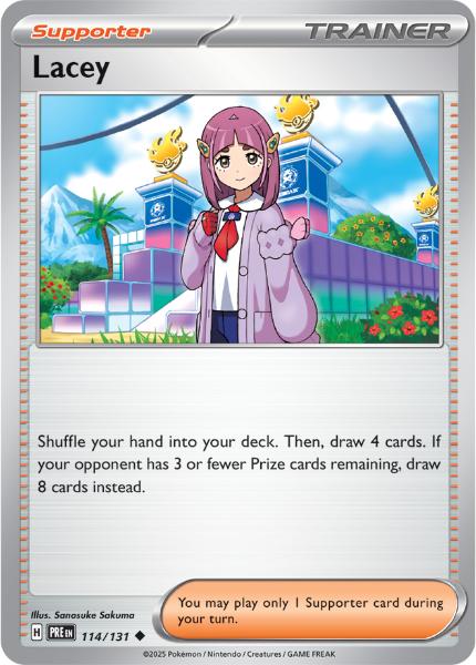 SV8.5 - Prismatic Evolutions - 114/131 - Lacey - Uncommon - Poké Ball