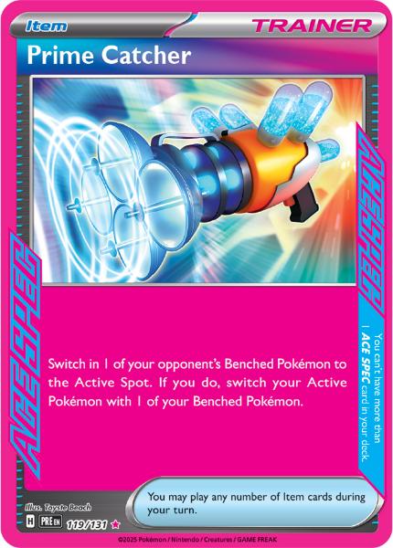 SV8.5 - Prismatic Evolutions - 119/131 - Prime Catcher - ACE Rare