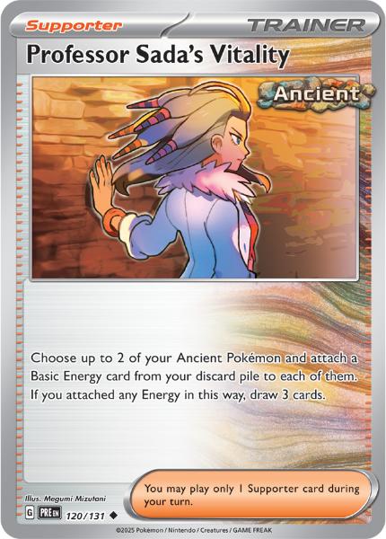 SV8.5 - Prismatic Evolutions - 120/131 - Professor Sada's Vitality - Uncommon - Poké Ball
