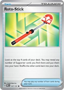 SV8.5 - Prismatic Evolutions - 127/131 - Roto-Stick - Common - Reverse Holo