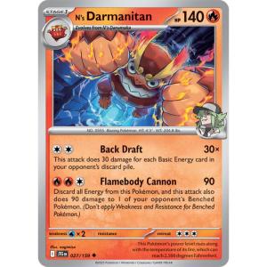 SV9 - Journey Together - 027/159 - N’s Darmanitan - Uncommon Reverse