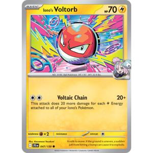 SV9 - Journey Together - 047/159 - Iono’s Voltorb - Common Reverse