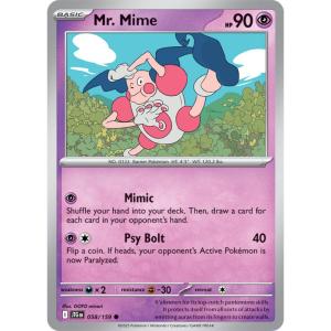 SV9 - Journey Together - 058/159 - Mr. Mime - Common Reverse