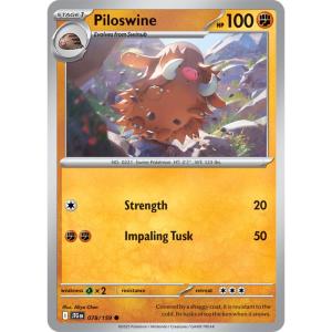 SV9 - Journey Together - 078/159 - Piloswine - Common Reverse