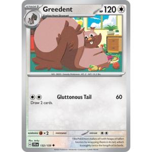 SV9 - Journey Together - 132/159 - Greedent - Uncommon