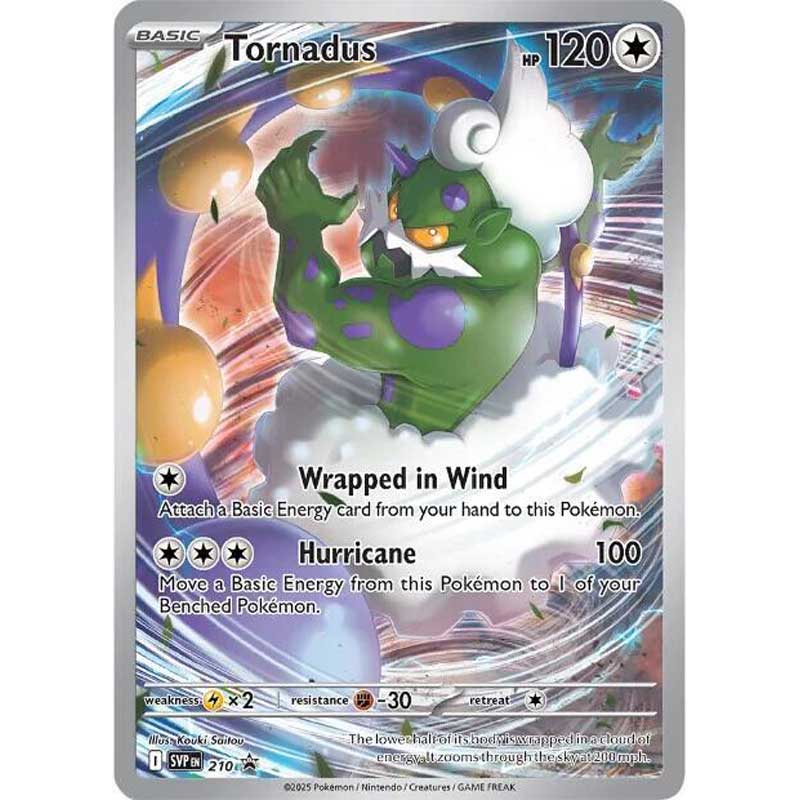 Tornadus - SVP210 - Scarlet & Violet Promo (Sealed) + 4 Dividers