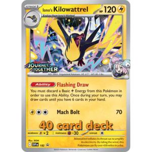 Pokemon, SEALED Build & Battle Journey Together (SV9) 40 card deck with Iono's Kilowattrel [SVP182]