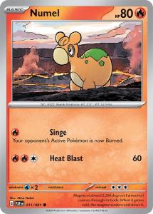 SV4.5 - Paldean Fates - 011/091 - Numel - Common