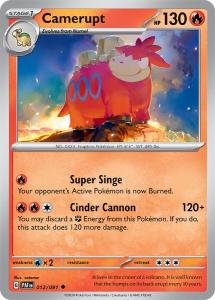 SV4.5 - Paldean Fates - 012/091 - Camerupt - Uncommon