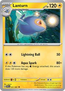 SV4.5 - Paldean Fates - 021/091 - Lanturn - Uncommon