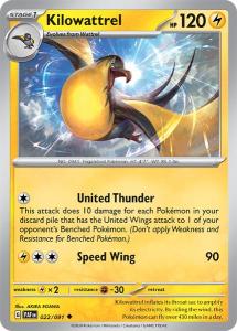SV4.5 - Paldean Fates - 022/091 - Kilowattrel - Uncommon Reverse