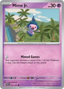 SV4.5 - Paldean Fates - 031/091 - Mime Jr. - Common Reverse
