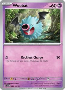 SV4.5 - Paldean Fates - 032/091 - Woobat - Common