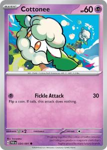 SV4.5 - Paldean Fates - 034/091 - Cottonee - Common