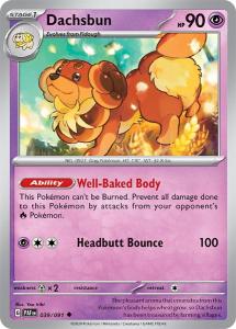 SV4.5 - Paldean Fates - 039/091 - Dachsbun - Uncommon