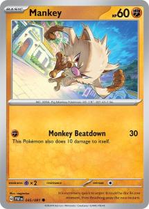 SV4.5 - Paldean Fates - 045/091 - Mankey - Common