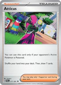 SV4.5 - Paldean Fates - 077/091 - Atticus - Uncommon
