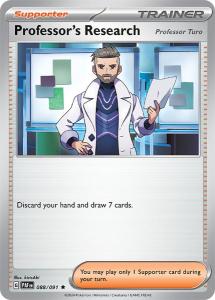 SV4.5 - Paldean Fates - 088/091 - Professor’s Research [Professor Turo] - Rare