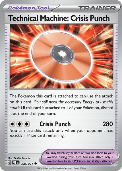 SV4.5 - Paldean Fates - 090/091 - Technical Machine: Crisis Punch - Uncommon