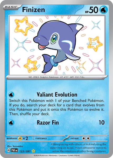 SV4.5 - Paldean Fates - 123/091 - Finizen - Shiny Rare