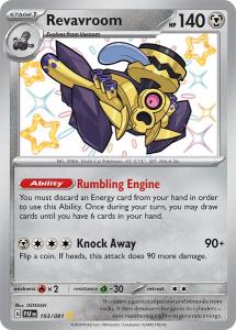 SV4.5 - Paldean Fates - 193/091 - Revavroom - Shiny Rare