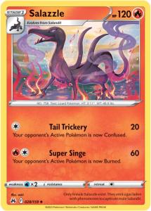 SWSH12.5 - Crown Zenith - 028/159 - Salazzle - Uncommon