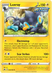 SWSH12.5 - Crown Zenith - 043/159 - Luxray - Rare