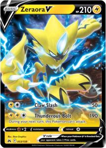 SWSH12.5 - Crown Zenith - 053/159 - Zeraora V - Rare