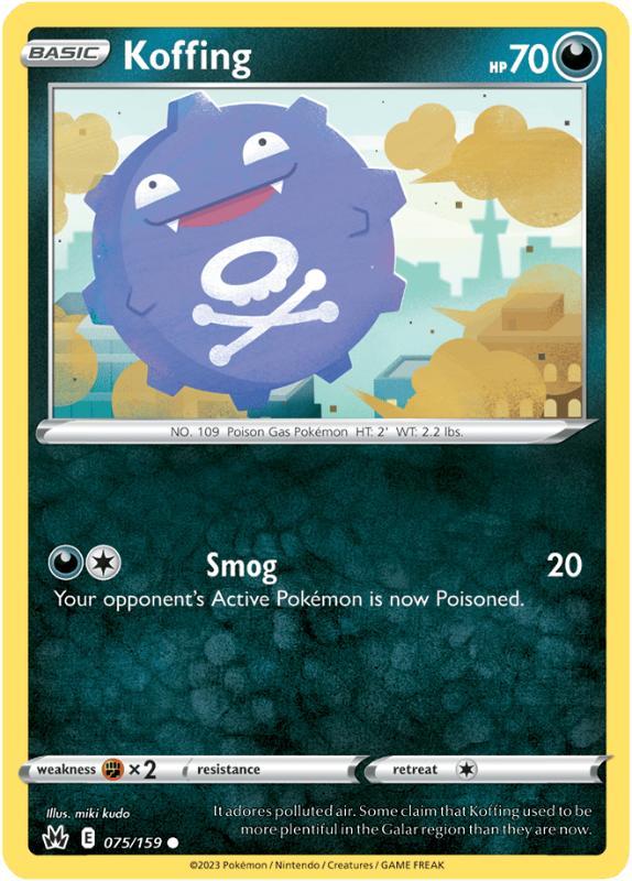 SWSH12.5 - Crown Zenith - 075/159 - Koffing - Common Reverse