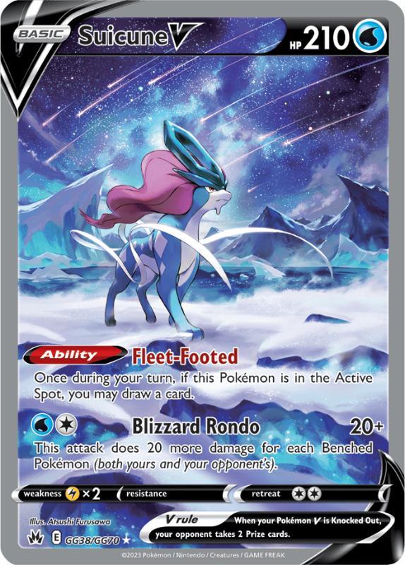 Pokemon Crown Zenith - GG38/GG70 - Suicune V