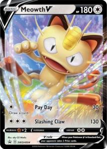 Pokemon Sw&Sh Promo - Meowth V - SWSH004 - Promo