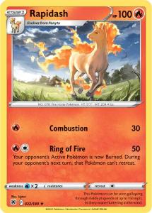 SWSH10 - Astral Radiance - 022/189 - Rapidash - Rare Reverse