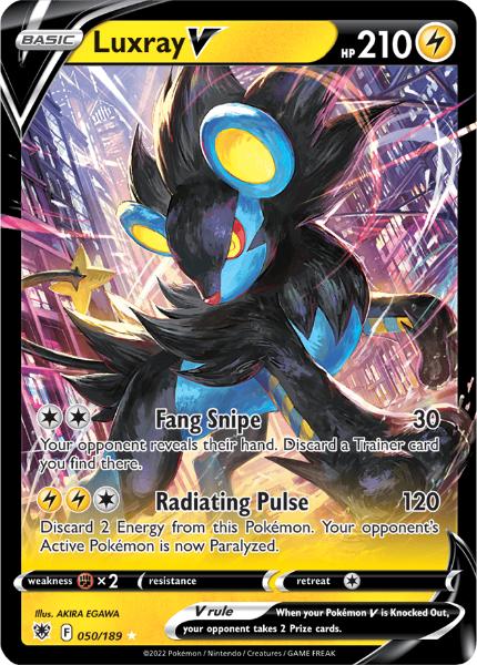 SWSH10 - Astral Radiance - 050/189 - Luxray V - Rare