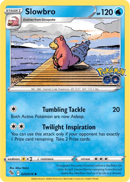 SWSH10.5 - Pokemon GO - 020/078 - Slowbro - Uncommon Reverse