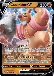 SWSH10.5 - Pokemon GO - 040/078 - Conkeldurr V - Rare