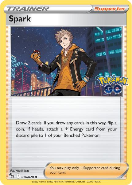 SWSH10.5 - Pokemon GO - 070/078 - Spark - Uncommon Reverse