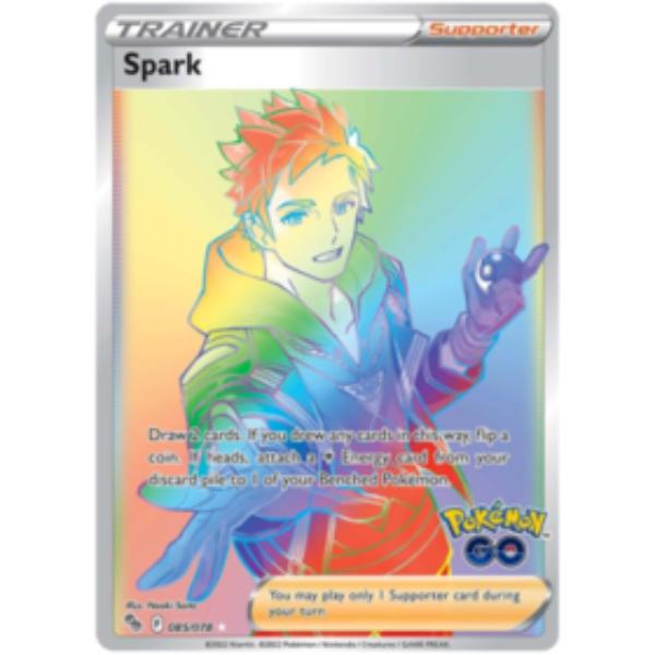 SWSH10.5 - Pokemon GO - 085/078 - Spark - Rainbow Rare