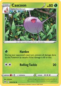 SWSH11 - Lost Origin - 009/196 - Cascoon - Uncommon