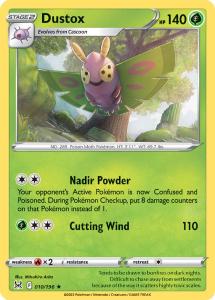 SWSH11 - Lost Origin - 010/196 - Dustox - Rare