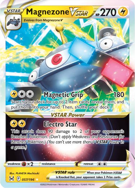 SWSH11 - Lost Origin - 057/196 - Magnezone V STAR - Rare