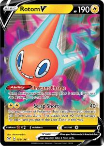 SWSH11 - Lost Origin - 058/196 - Rotom V  - Rare