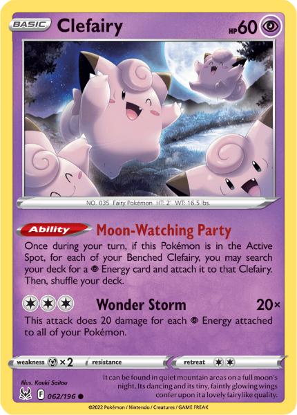 SWSH11 - Lost Origin - 062/196 - Clefairy - Common