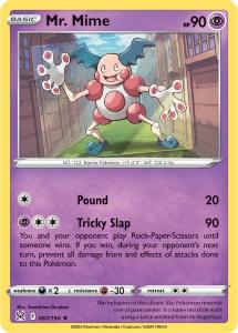SWSH11 - Lost Origin - 067/196 - Mr. Mime - Rare