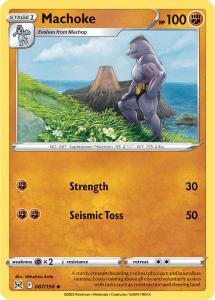 SWSH11 - Lost Origin - 087/196 - Machoke - Uncommon Reverse