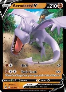 SWSH11 - Lost Origin - 092/196 - Aerodactyl V - Rare