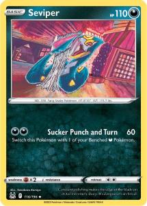 SWSH11 - Lost Origin - 116/196 - Seviper - Uncommon