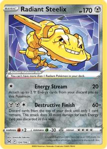 SWSH11 - Lost Origin - 124/196 - Radiant Steelix - Rare